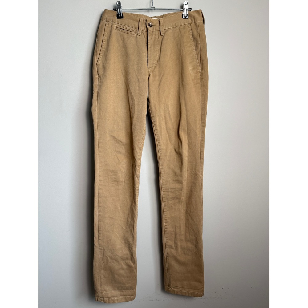 Taylor Stitch Mens Tan Slim Chino Pants 30 Workwear Heritage Minimalist